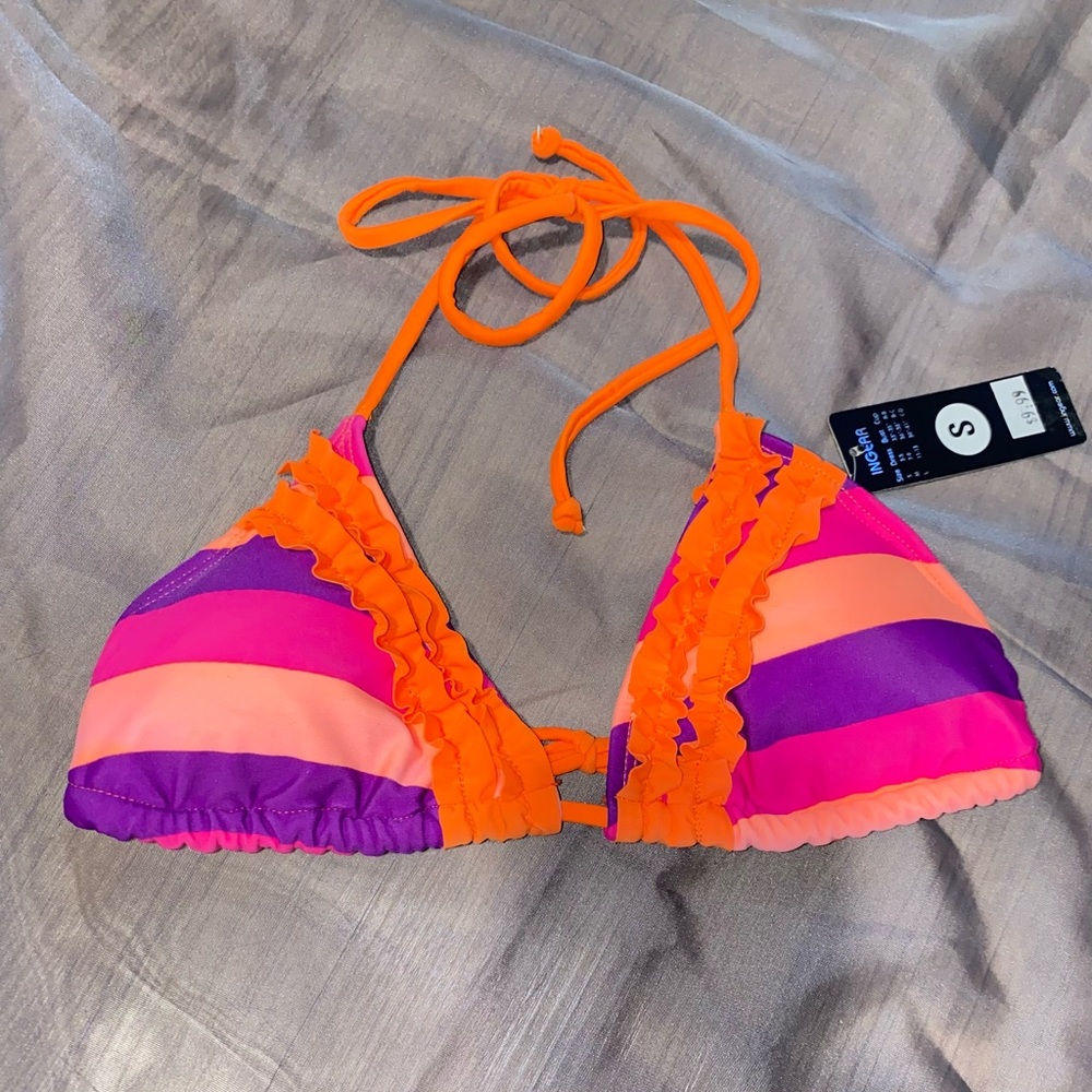 Stripe Bikini Top